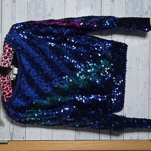 Vintage 70s Neiman Marcus Harry Acton for Party Collectibles Sequined Sweater